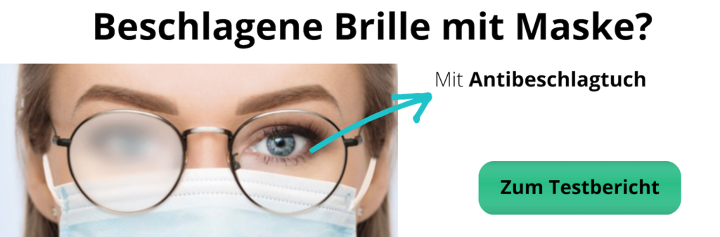 Brille mit beschlagenen Brillengläser und ohne 